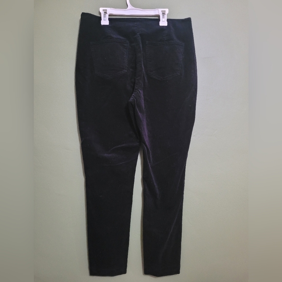 J. Peterman Black Velvet Pants – Size 12 - Picture 3 of 4